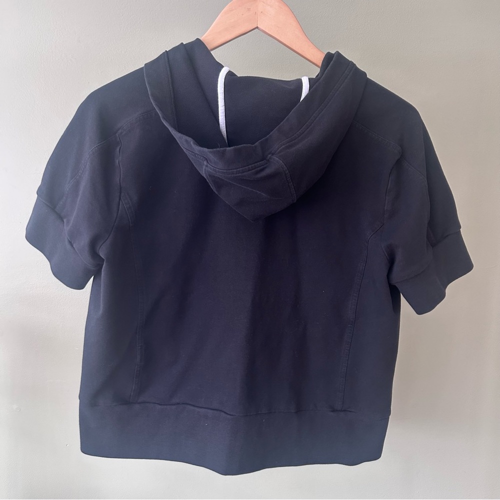 Lauren Ralph Lauren Active BlackWomen's Short Sleeve Zip-Up
Hoodie Sweatshirt XL - Picture 9 of 11